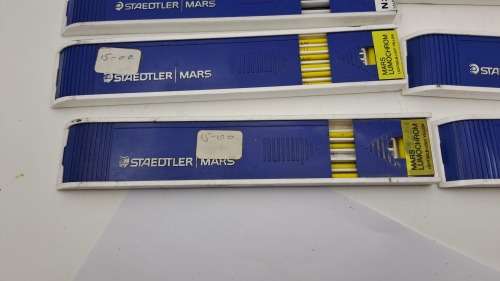 12 Cartriges of vintage Pre-owned semi-used Staedtler Mars Drafting pencil leads