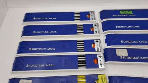 12 Cartriges of vintage Pre-owned semi-used Staedtler Mars Drafting pencil leads