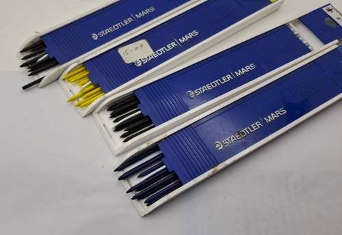 12 Cartriges of vintage Pre-owned semi-used Staedtler Mars Drafting pencil leads
