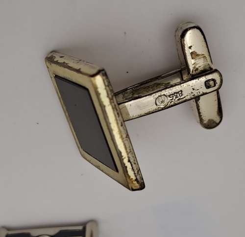3 pairs of Vintage Cufflinks In box