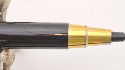 Pre-owned 3 Vintage Black and Gold Parkers Fountain Pen, 2 x Rollerballs Branded in Case