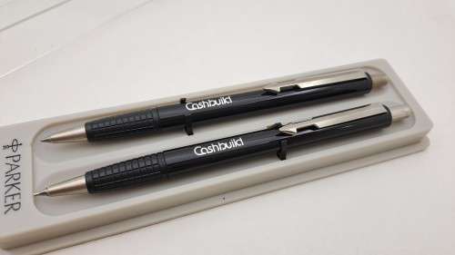 Parker ballpen and pencil set in case