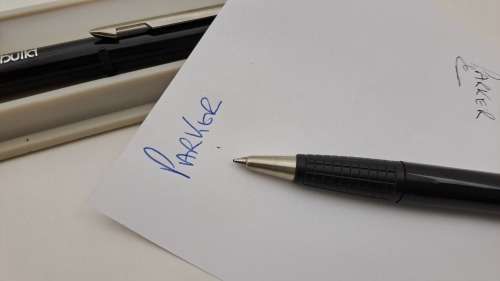Parker ballpen and pencil set in case