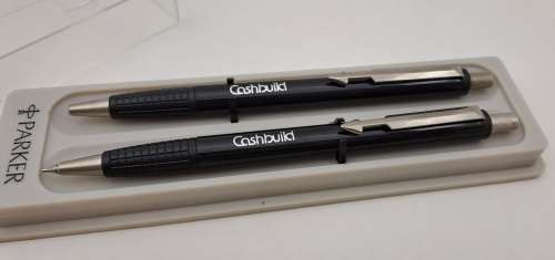 Parker ballpen and pencil set in case