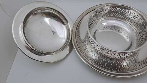 Antique 1800`s  Christofle silver plated Butterdish - No 16 - 1994629- French