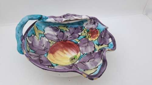 Antique/Vintage Handpainted Da Vinci tray (Chipped) Made in Italy