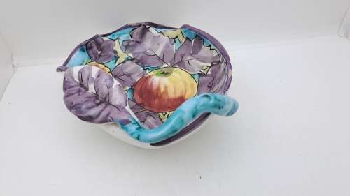 Antique/Vintage Handpainted Da Vinci tray (Chipped) Made in Italy