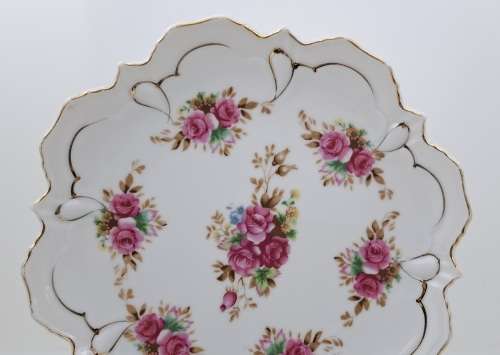 Vintage Porcelain Wallplate 208mm