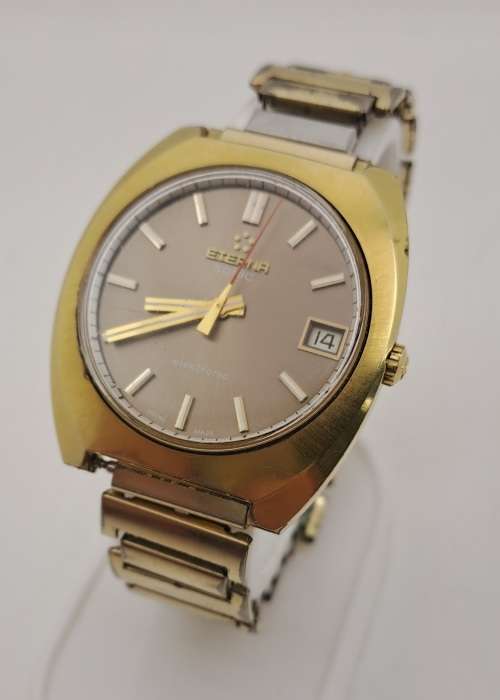 Vintage Eterna Sonic 1550 Electronic Mens Watch -Swiss Made -Working great-see more