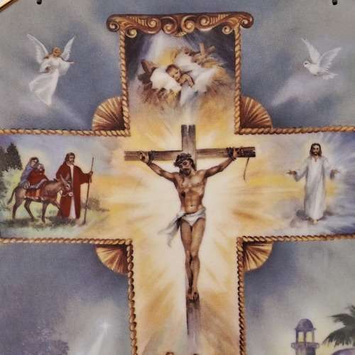 Limited Edition Royal Doulton Wall Plate `The Life of Christ` By Barzoni with Certificate 205mm