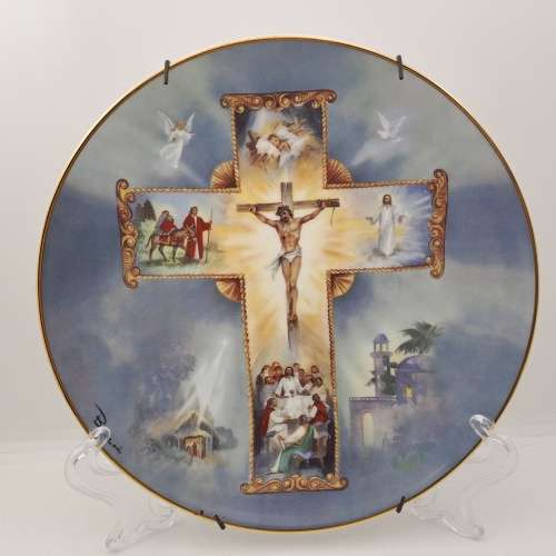 Limited Edition Royal Doulton Wall Plate `The Life of Christ` By Barzoni with Certificate 205mm