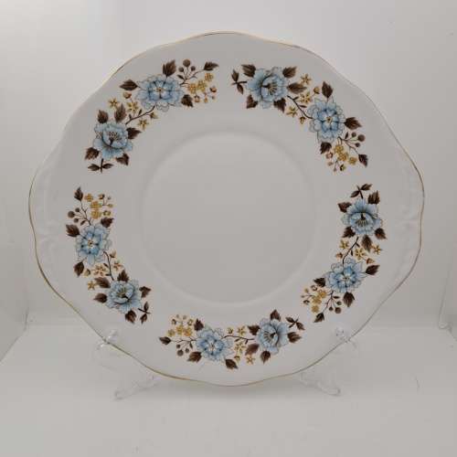 Vintage Queen Anne Bone China Cake Plate E 17 2 -By Ridgway potteries 262x242mm