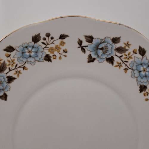 Vintage Queen Anne Bone China Cake Plate E 17 2 -By Ridgway potteries 262x242mm
