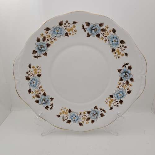 Vintage Queen Anne Bone China Cake Plate E 17 2 -By Ridgway potteries 262x242mm