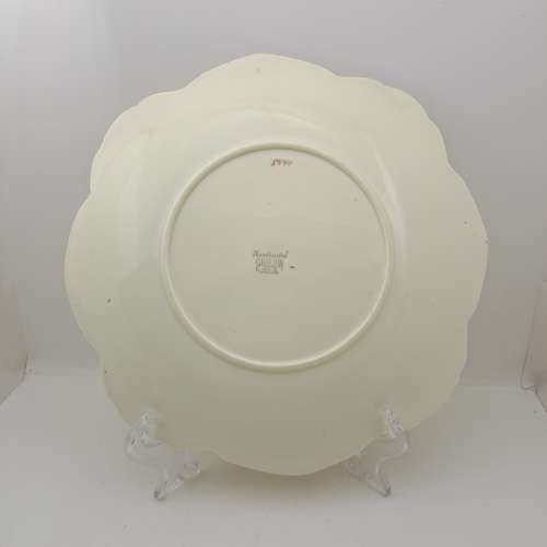 Vintage Grafton China Hand Painted Plate-Made in England 241x245mm