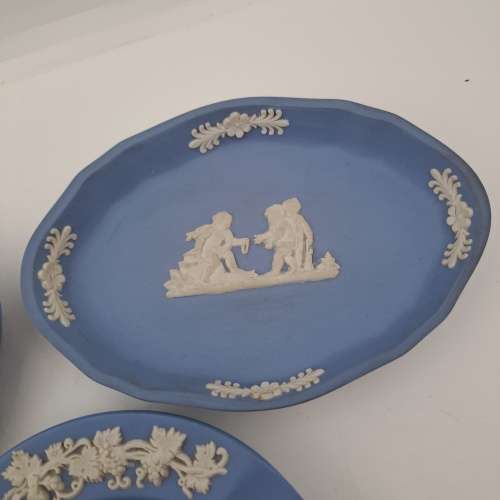 3 Vintage Wedgwood Items- 2 trays and Ashtray -Made in England