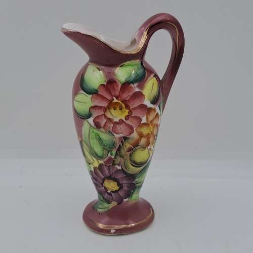 Vintage miniature Capri Fine Quality Hand Painted vase 105mm -Italy
