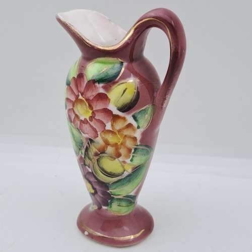 Vintage miniature Capri Fine Quality Hand Painted vase 105mm -Italy