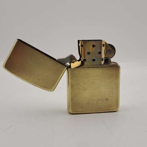 Vintage Brass Zippo Lighter Made in The USA -Need service and Refurbishing
