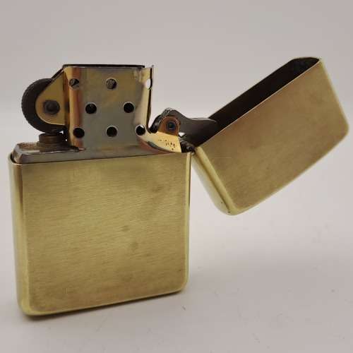Vintage Brass Zippo Lighter Made in The USA -Need service and Refurbishing