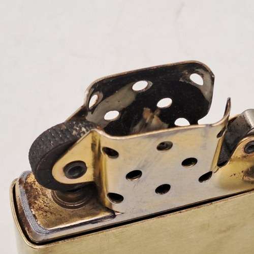 Vintage Brass Zippo Lighter Made in The USA -Need service and Refurbishing