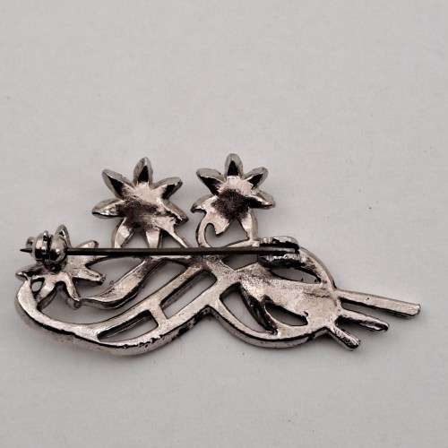 Vintage Metal Brooch 52x23mm