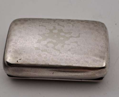 Antique/ Vintage Hans Jensen Silver Plated Snuff /Pill box13x52x35mm-Denmark