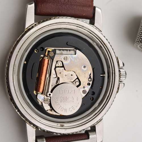 Vintage CAMEL Throphy Quarts 10ATM Tachymeter Swiss Made Watch -working-Original strap