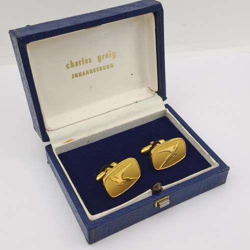 Vintage SAA (South African Airways) Cufflinks -Boxed