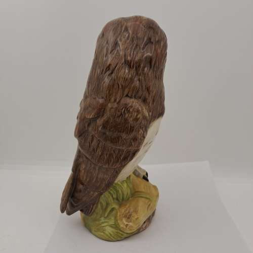 1984 Royal Doulton Ceramics Scottish Birds of Prey (Barn Owl) Whiskey Decanter boxed