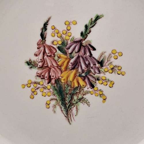 Vintage Copeland SPODE Plate 198mm - Great Britain Heath-with Wire Hanger