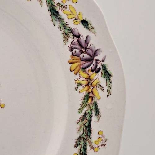 Vintage Copeland SPODE Plate 198mm - Great Britain Heath-with Wire Hanger