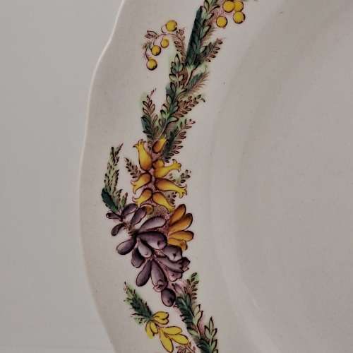 Vintage Copeland SPODE Plate 198mm - Great Britain Heath-with Wire Hanger