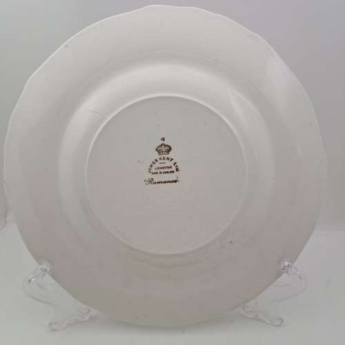 Vintage James Kent Longton ROMANCE Plate 226mm -England-with wire Hanger