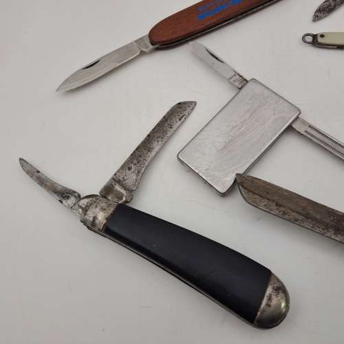 7 Old Pocket Knifes ,, see Condition
