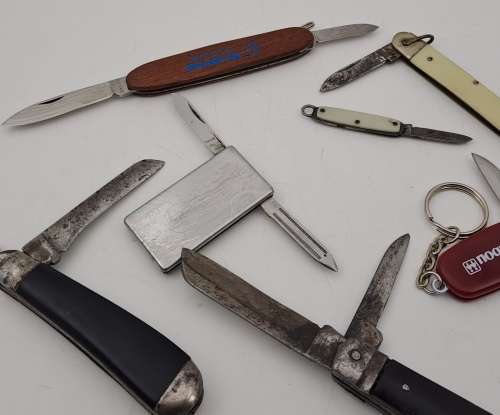 7 Old Pocket Knifes ,, see Condition