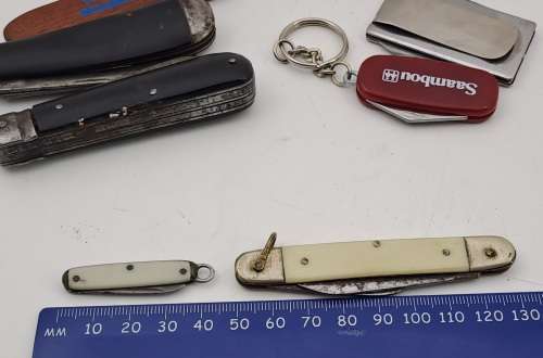 7 Old Pocket Knifes ,, see Condition