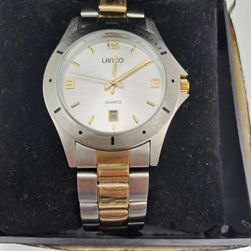Pre-Owned Lanco 146-8445 AB Quartz Mens Watch - Working