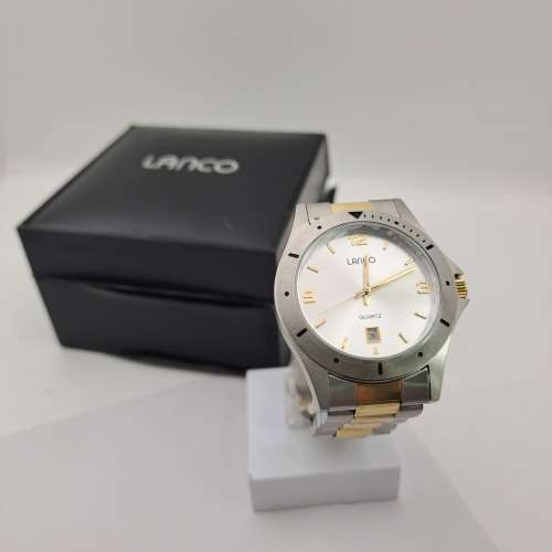 Pre-Owned Lanco 146-8445 AB Quartz Mens Watch - Working