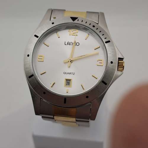 Pre-Owned Lanco 146-8445 AB Quartz Mens Watch - Working