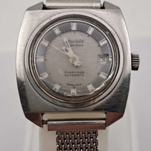 Vintage 1970`s Swiss Nivada Taravana Automatic Ladies watch - Lens damaged