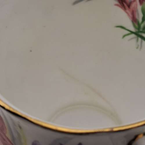 1950`s Royal Standard Garden Glory Demitasse 5 Cups ,6 Saucers (1 Cup chipped and 1 hairline Crack)