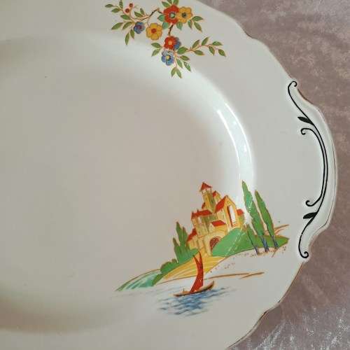 Large Vintage Grindley Meat Platter-Tunstall England 420x325mm