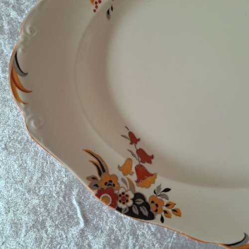 Large Vintage Burleigh Ware Meat Platter- England 428x343mm
