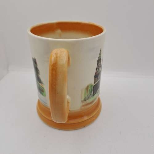 Vintage Royal Bradwell Athur Wood Mug - Images of Tower of London and St Pauls Cathedral