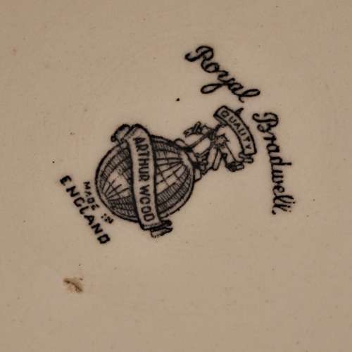 Vintage Royal Bradwell Athur Wood Mug - Images of Tower of London and St Pauls Cathedral