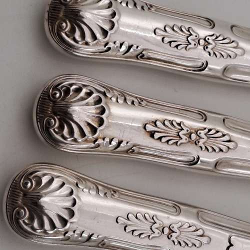 12 Pc Vintage E.P.N.S (Silver Plated) Fish Cutlery set in Box (Box not in Good shape )