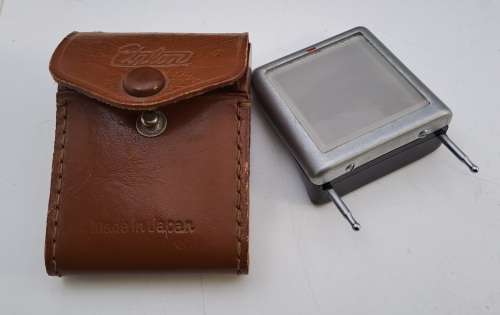 Vintage Etalon Expotel 64 Light meter Booster in Leather Case