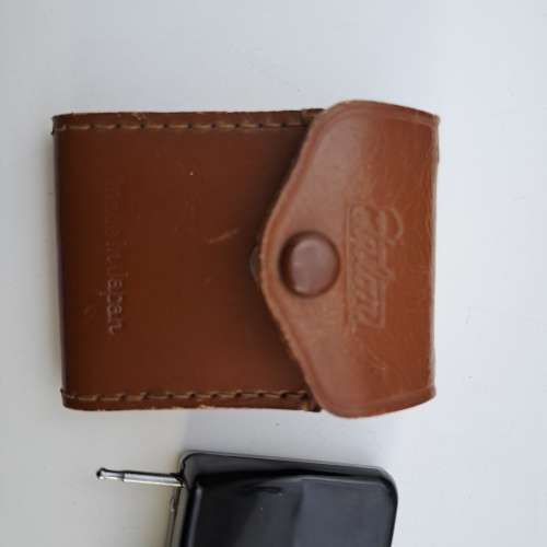 Vintage Etalon Expotel 64 Light meter Booster in Leather Case