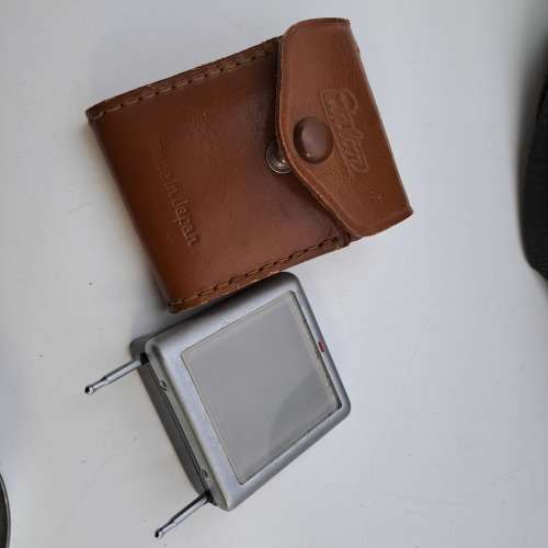Vintage Etalon Expotel 64 Light meter Booster in Leather Case